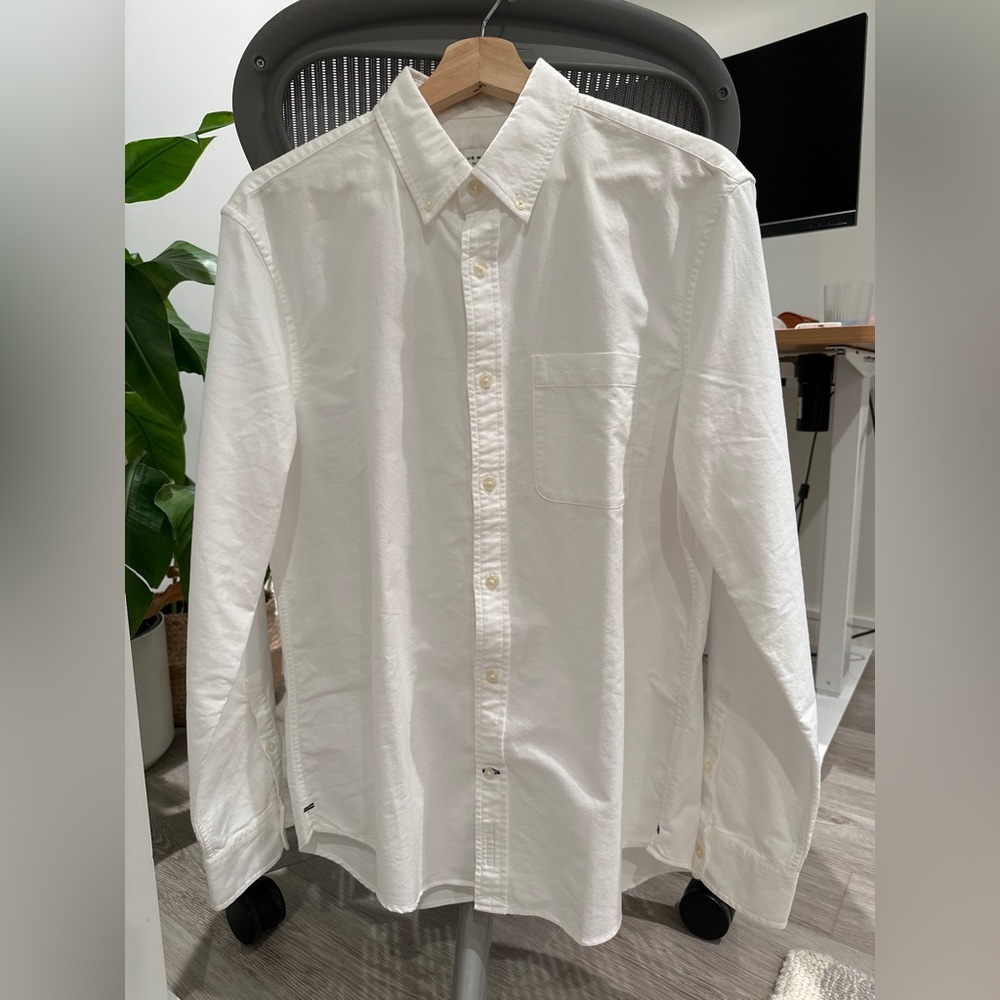 Club Monaco Cotton White Shirt